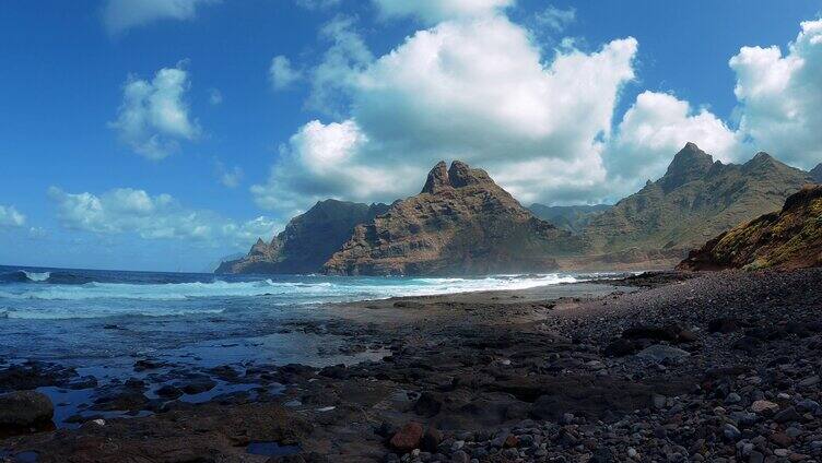 美丽的岛屿全景