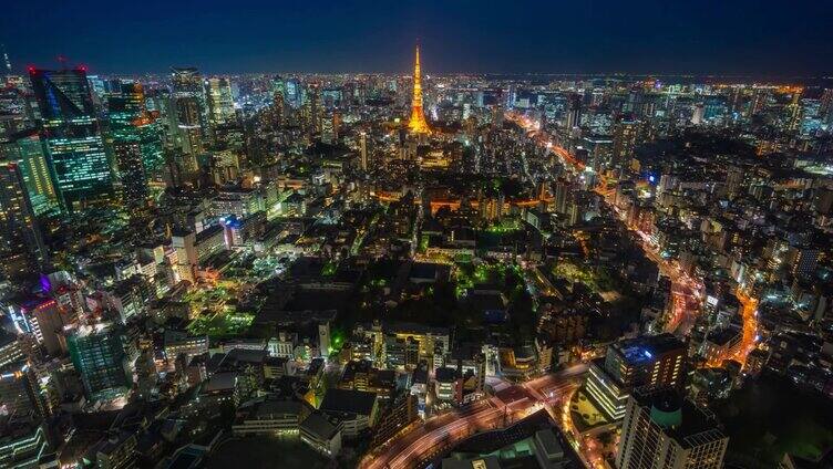 日本东京国外外国风景风光异国风情