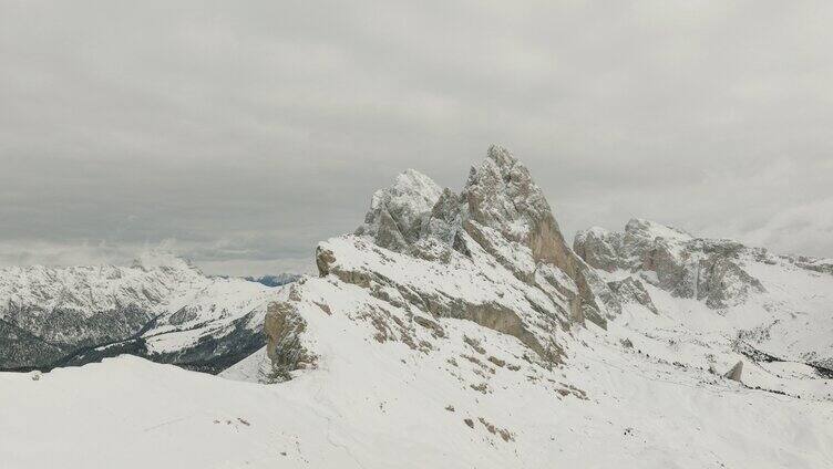 冬天的雪景镜头