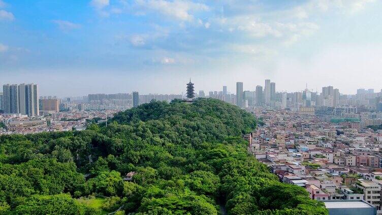 佛山雷岗魁星阁 千灯湖 礌岗公园