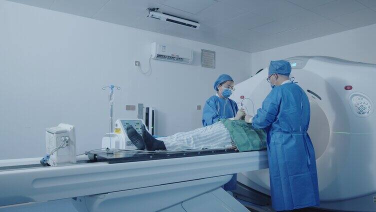 医疗设备高科技核磁共振医院设备【组镜】