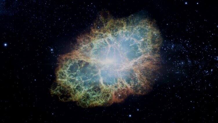 模型素材 超新星(蟹状)爆炸 宇宙星系 