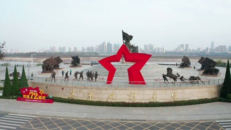南昌红色建军雕塑广场视频