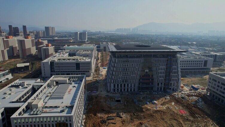 航拍福建福耀科技大学