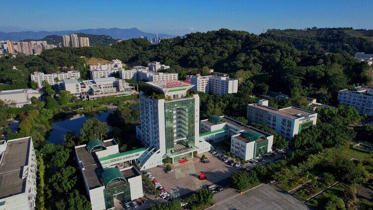 航拍福建农林大学景观