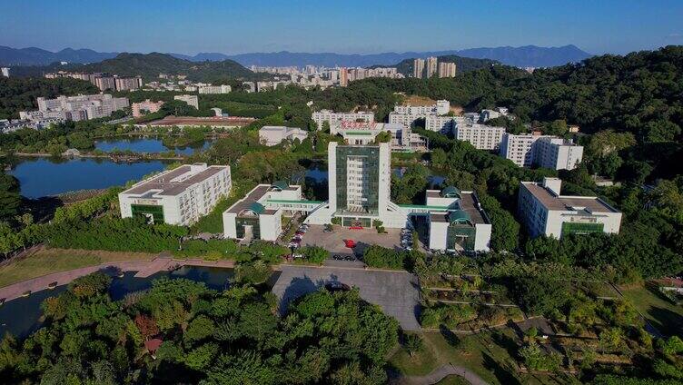 航拍福建农林大学景观