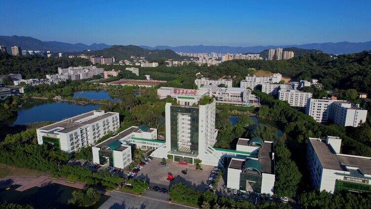 航拍福建农林大学景观