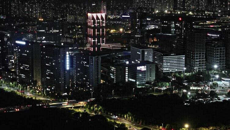 杭州下沙新加坡产业园夜景