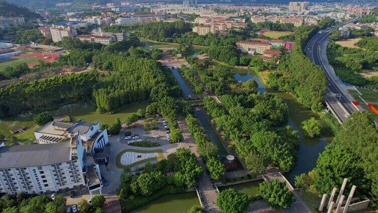 航拍福州闽江学院