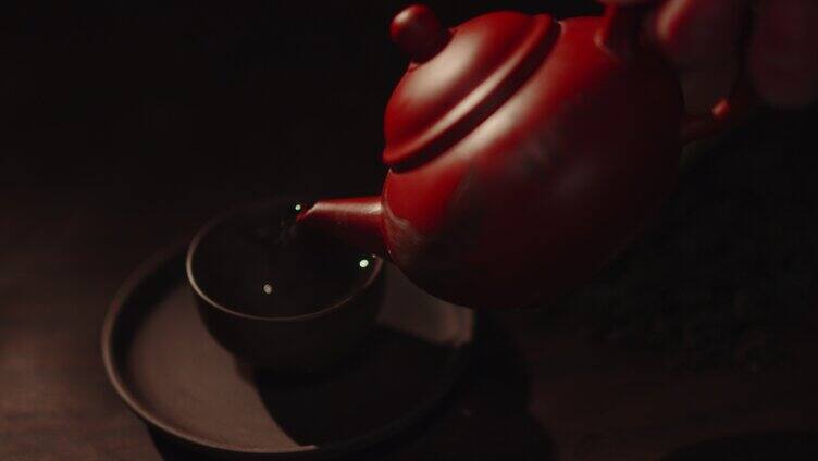 茶壶煮茶 倒茶 美味 茶文化【组镜】