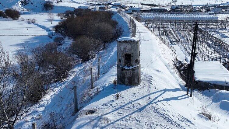 内蒙古牙克石扎敦河畔大铁桥碉堡 