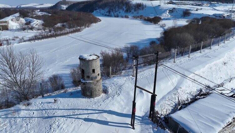 内蒙古牙克石扎敦河畔大铁桥碉堡 