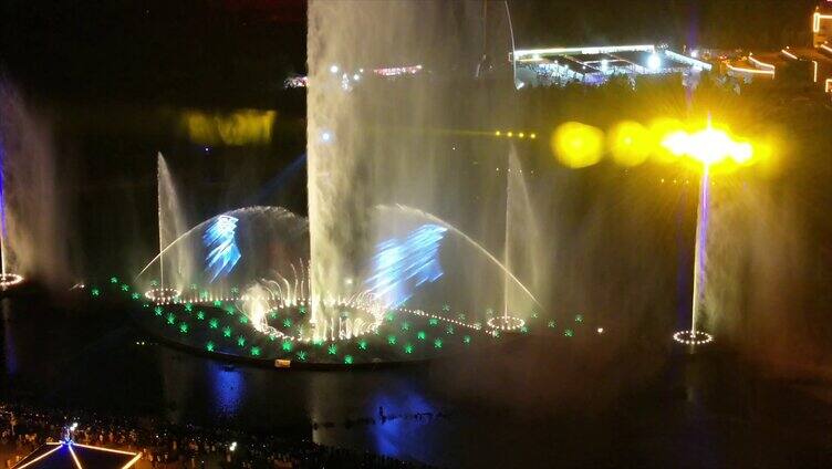 锡林湖音乐喷泉