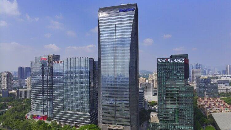 深圳腾讯总部大楼大厦高楼「组镜」
