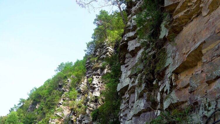 悬崖 石壁 大山