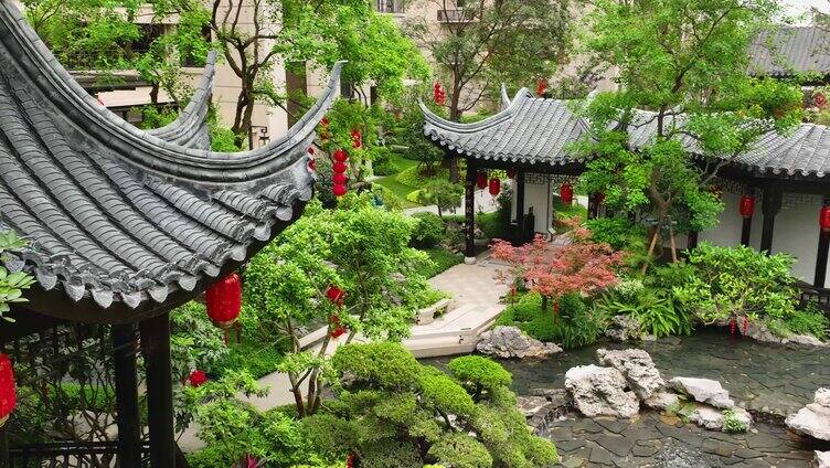 中式园林 古建筑 写意园林