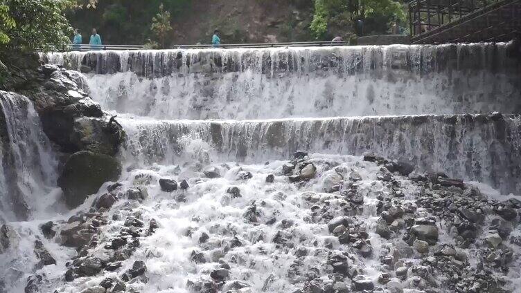 瀑布 螺髻山温泉 九十九里温