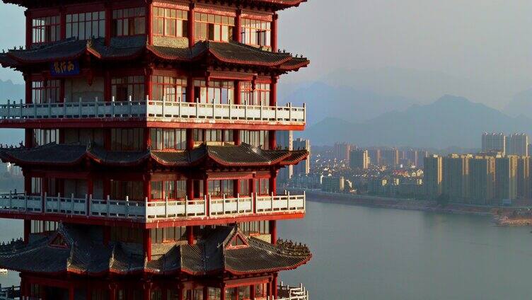 庐山西海武宁文峰塔西海楼景区风景「组镜」