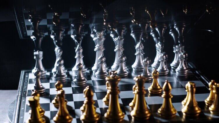 国际象棋 战略 棋子 团队「组镜」