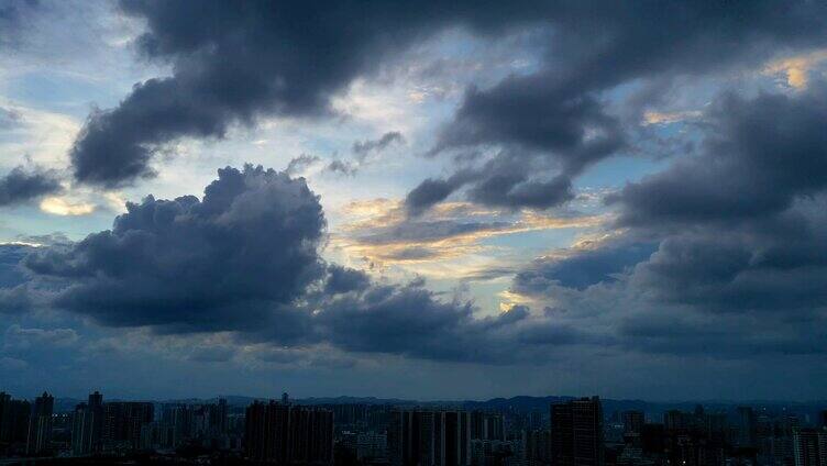 天空 乌云延时