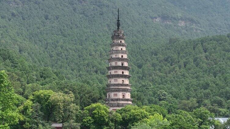 济南灵岩寺航拍