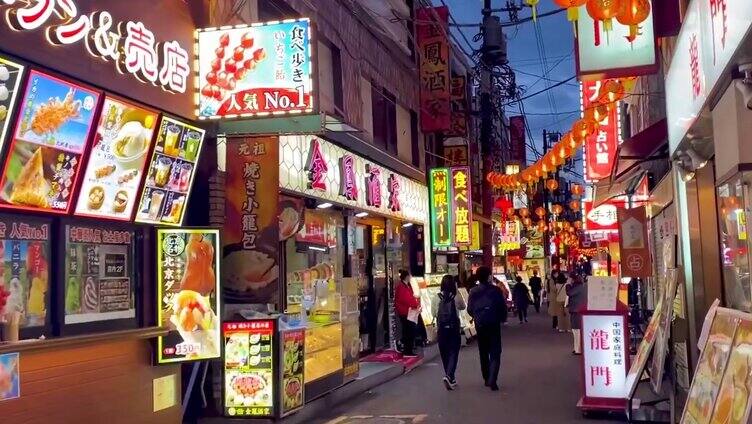 日本夜市小吃街