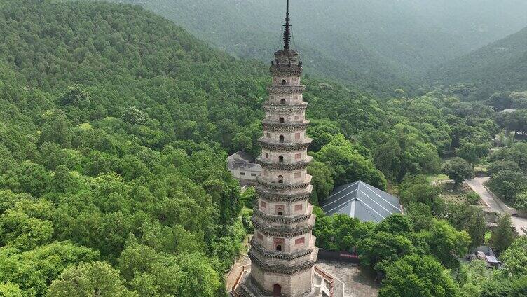 济南灵岩寺航拍