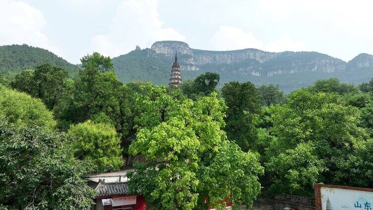 济南灵岩寺航拍