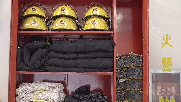 消防设施 安全头盔 防火设施【组镜】