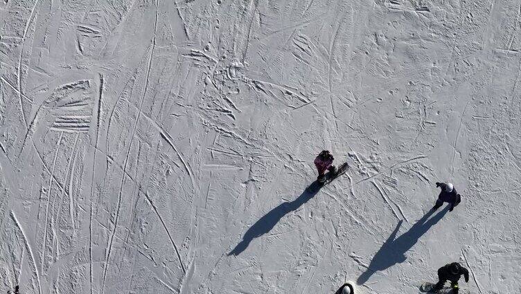 冬季旅游 滑雪人群 滑雪经济