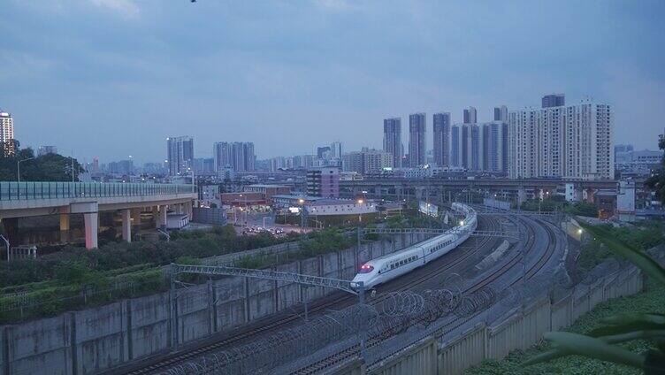 中国高铁 动车行驶