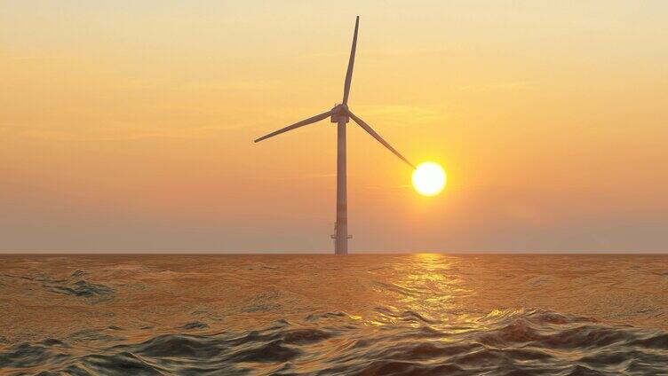 海上新能源风机风电风力发电