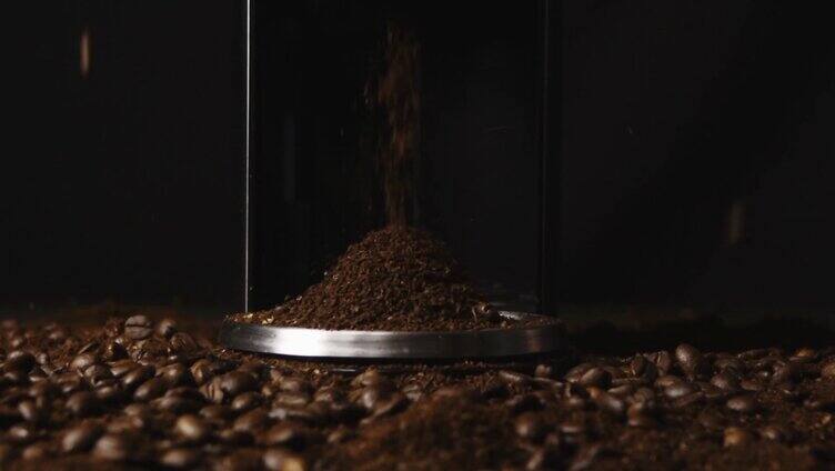 咖啡豆咖啡制作咖啡烘焙咖啡视频素材