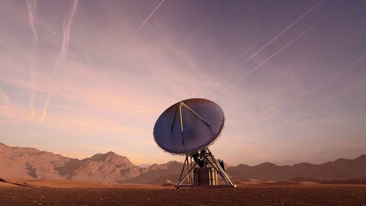 沙漠气象观测雷达视频