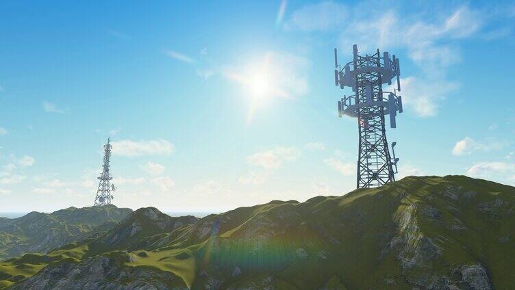 5G基站信号塔数据信息传输