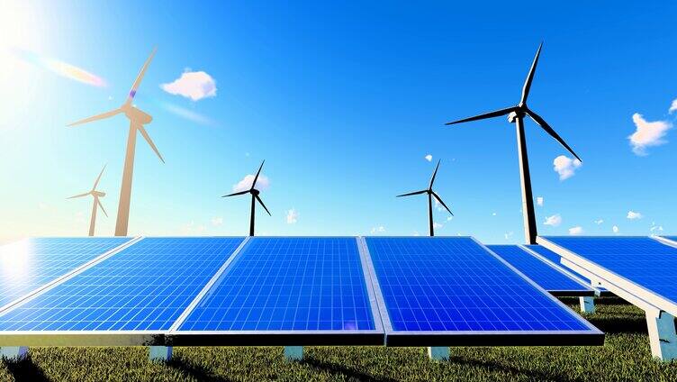 新能源太阳能光伏风力发电