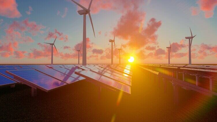 绿色新能源太阳能发电