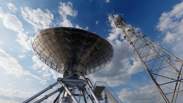 山地5G基站和卫星雷达探测