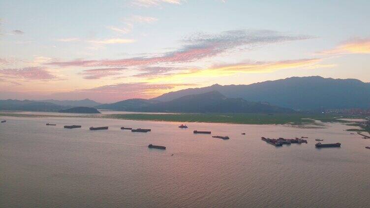 码头 鄱阳湖 长江 沙船 「组镜」