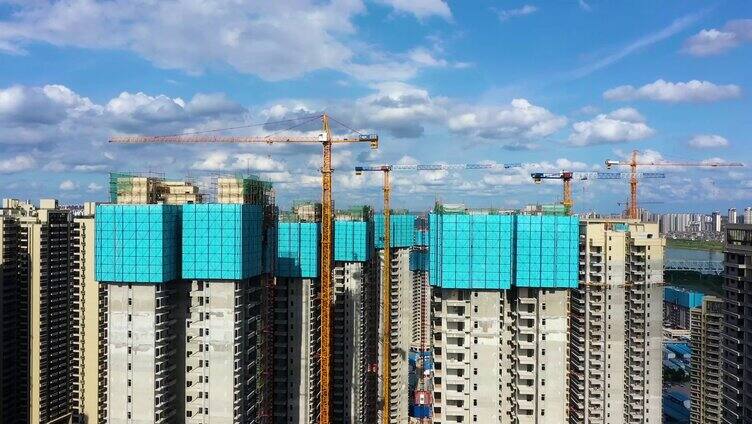 建筑工地 地产 房地产 城市建设