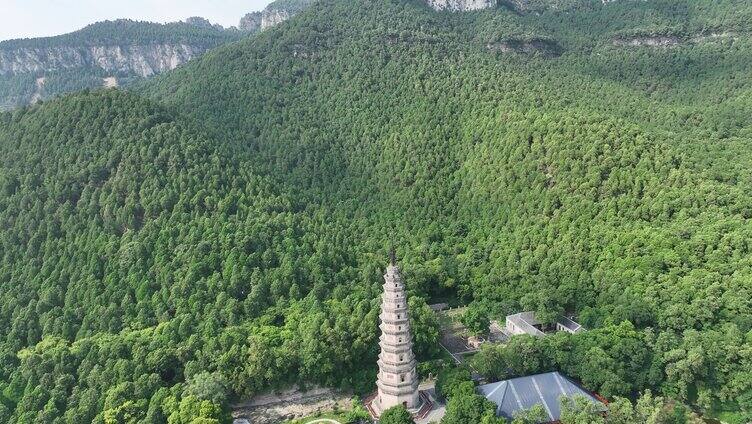 济南灵岩寺航拍