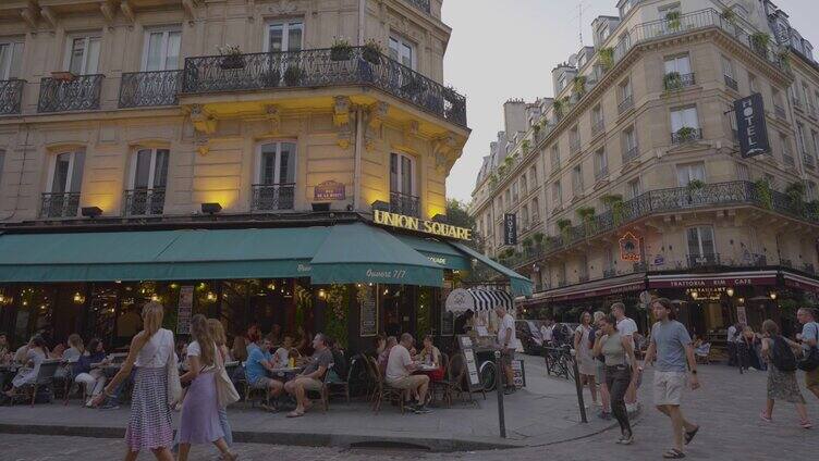 法国巴黎第五区的商店、咖啡馆和餐馆