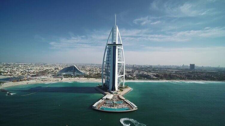 迪拜城市航拍