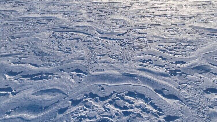 呼伦贝尔草原冬季风吹雪