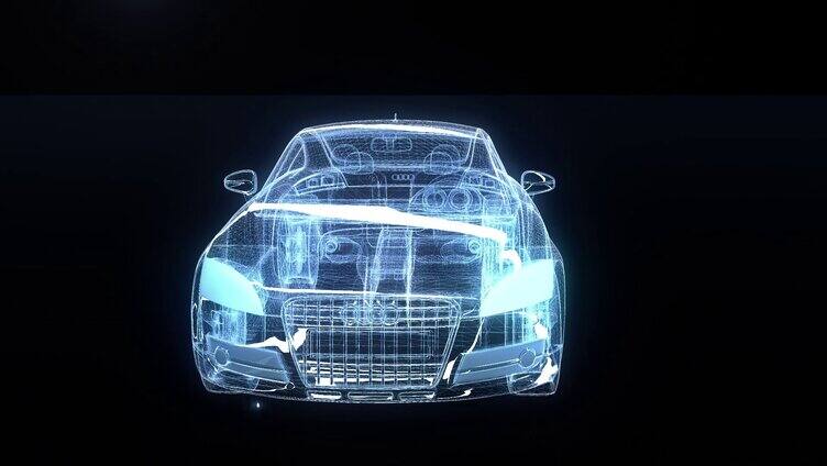 未来数字科技感汽车展示_奥迪TT