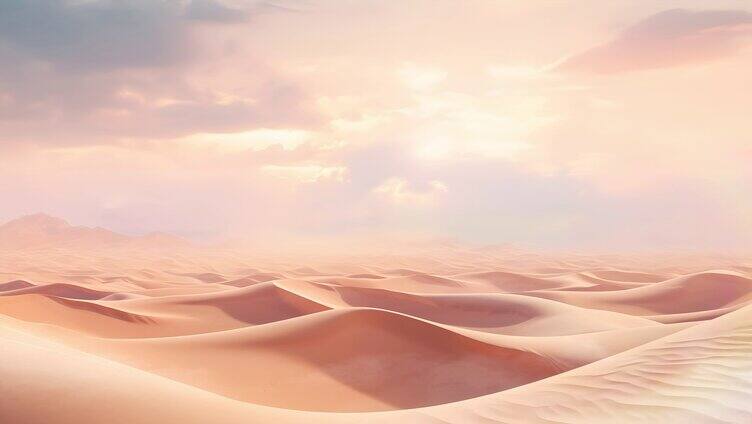 唯美沙漠自然风光