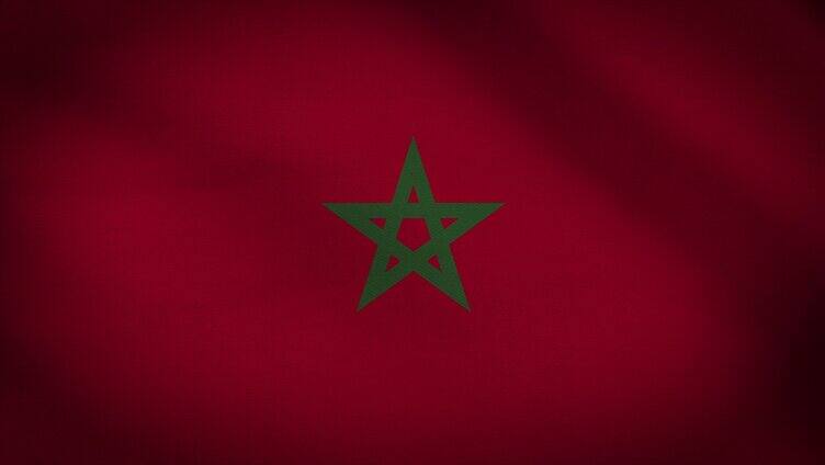 摩洛哥旗帜 国旗