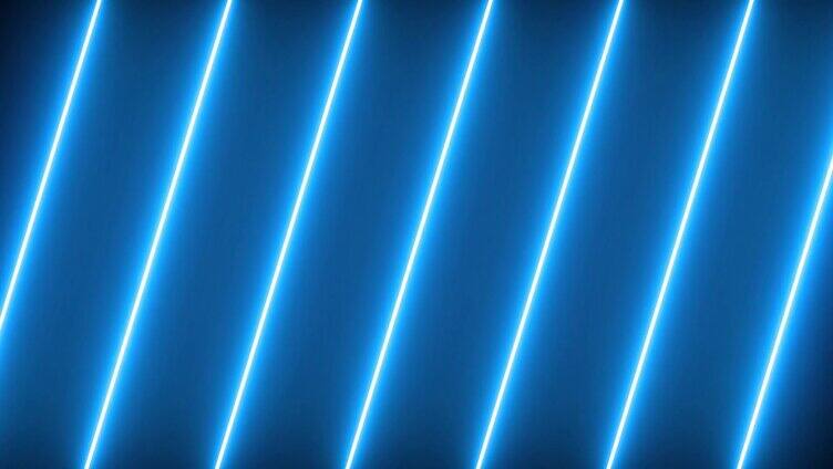 蓝色直线线条灯光秀