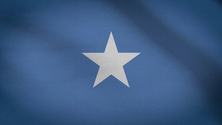 索马里国旗飘动视频