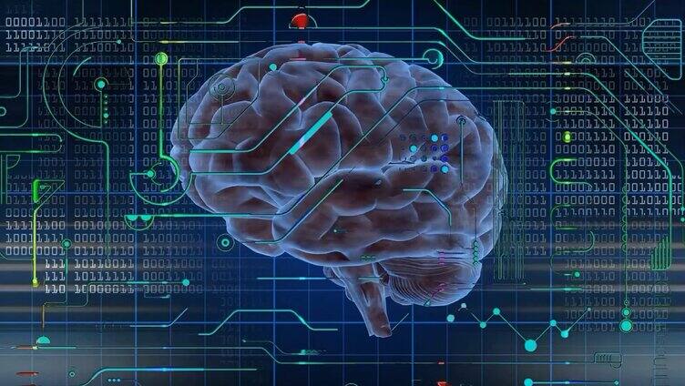 科技大脑 数字科技素材